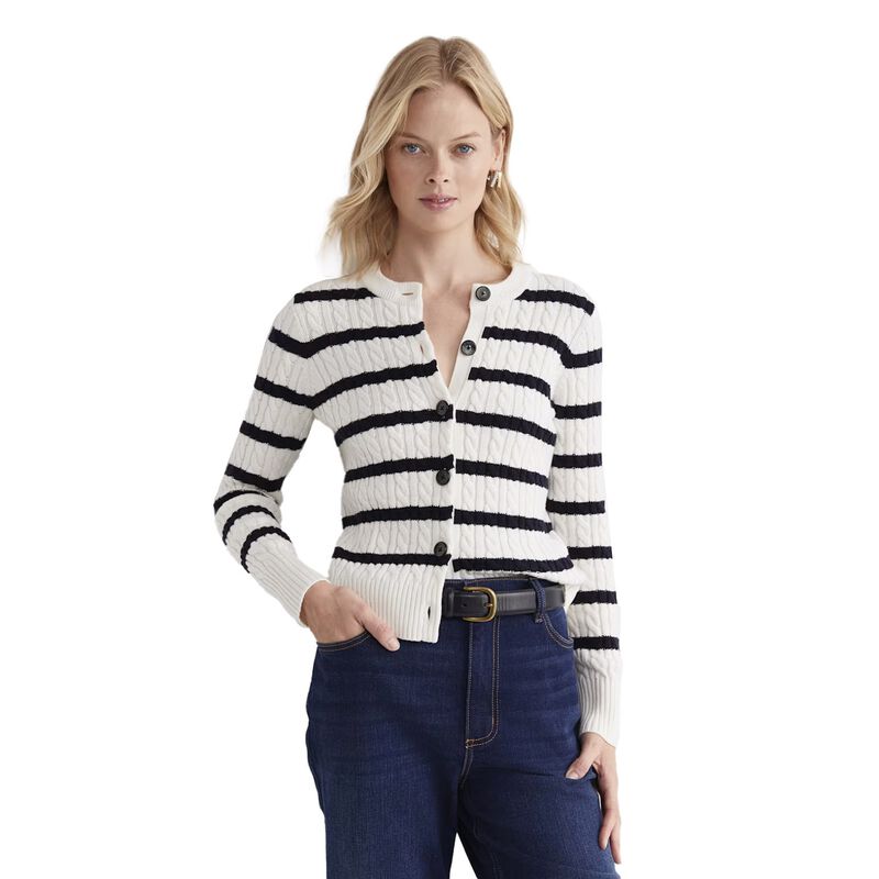 Sportscraft Cable Merino Cotton Cardigan image number 14